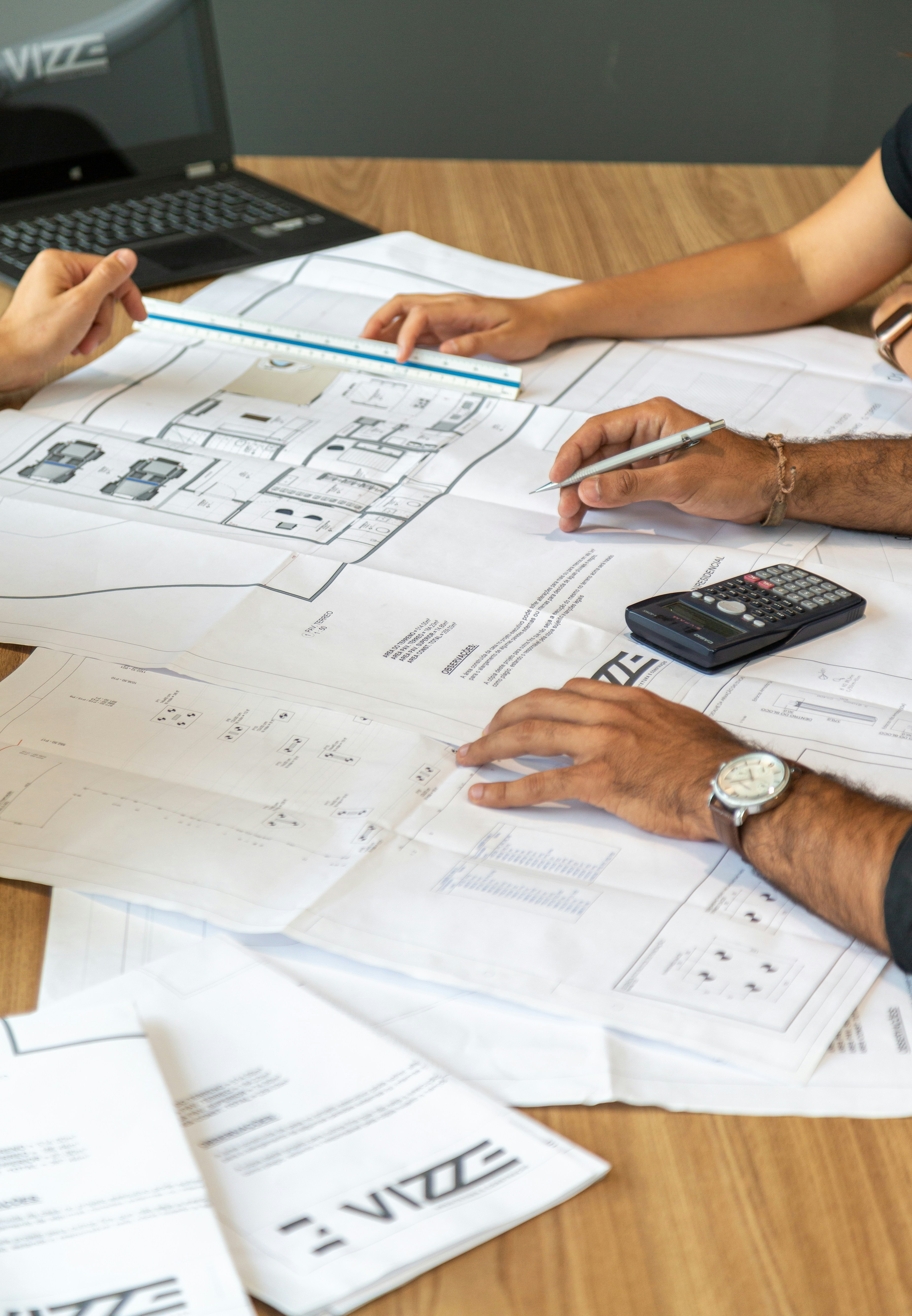 Construction planning background